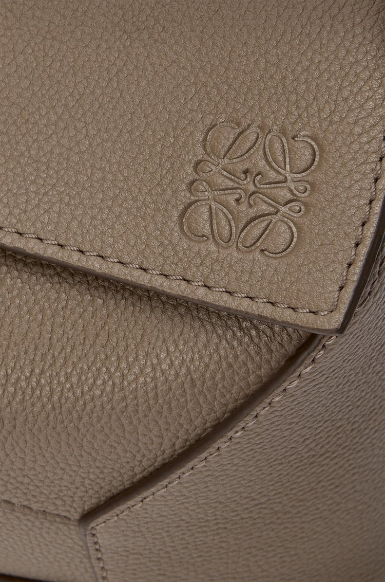 Small Puzzle Edge bag in soft grained calfskin