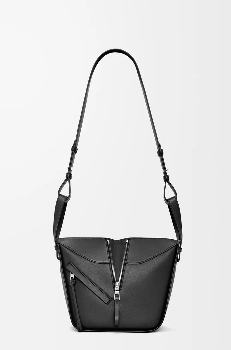 Compact Hammock bag in soft grained calfski