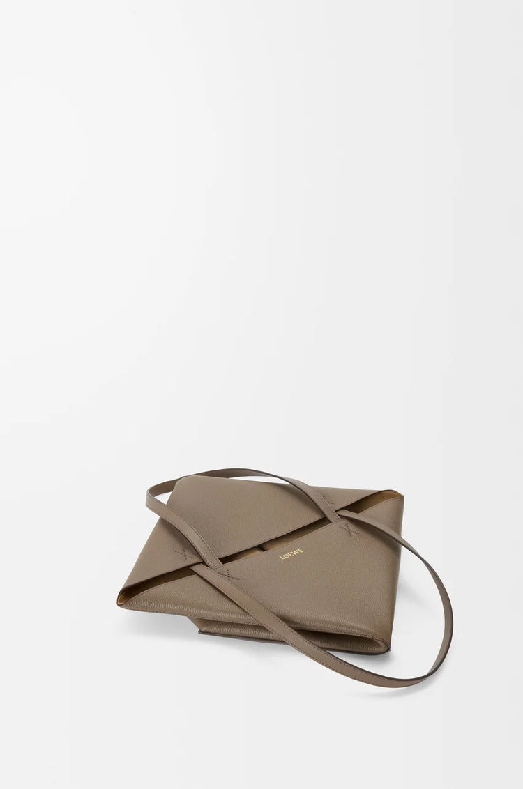 Medium Puzzle Fold tote in soft grained calfskin