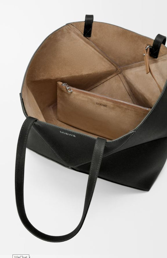 Loewe Medium horizontal Puzzle Fold tote in soft grained calfskin