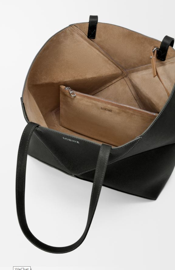 Loewe Medium horizontal Puzzle Fold tote in soft grained calfskin