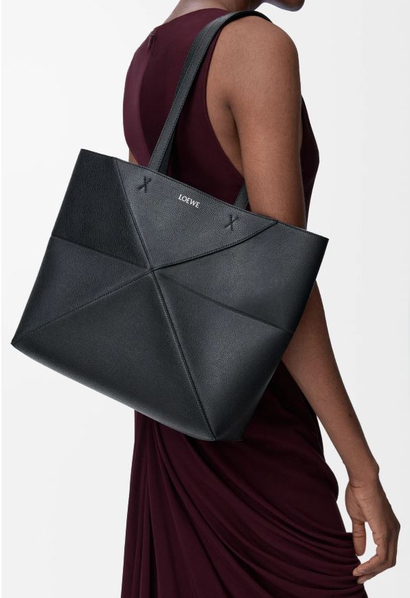 Loewe Medium horizontal Puzzle Fold tote in soft grained calfskin