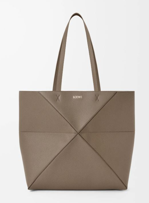 Loewe Medium horizontal Puzzle Fold tote in soft grained calfskin