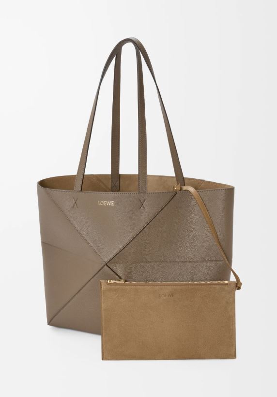 Loewe Medium horizontal Puzzle Fold tote in soft grained calfskin