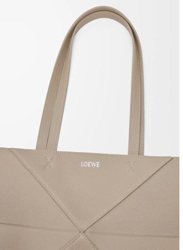 Loewe Medium horizontal Puzzle Fold tote in soft grained calfskin