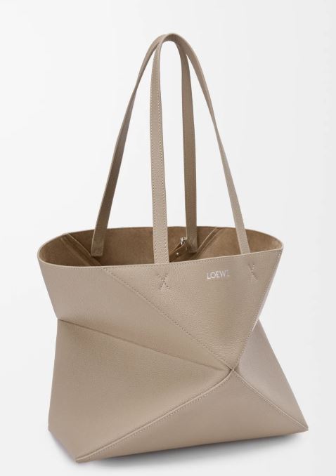 Loewe Medium horizontal Puzzle Fold tote in soft grained calfskin