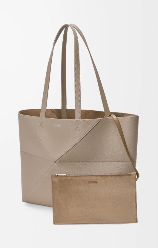 Loewe Medium horizontal Puzzle Fold tote in soft grained calfskin