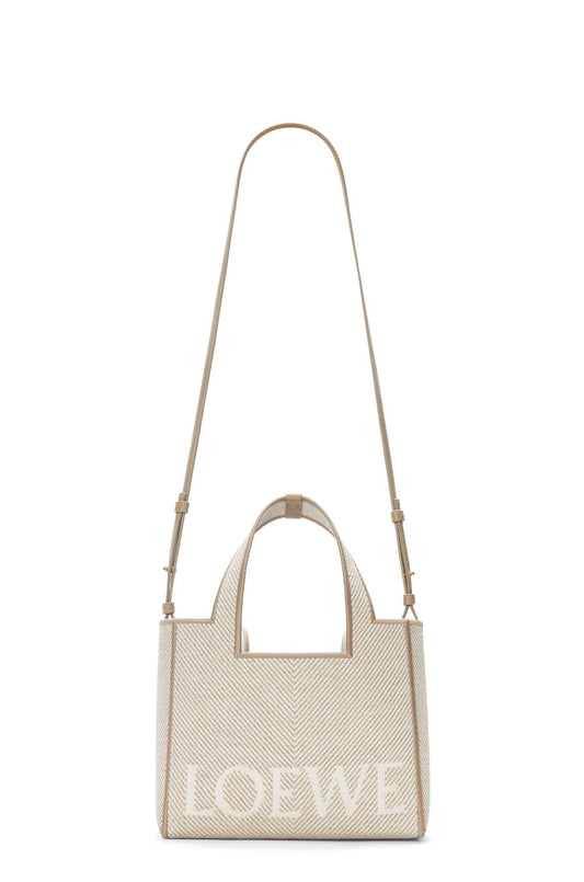 Loewe  Small  Font tote in jacquard canvas