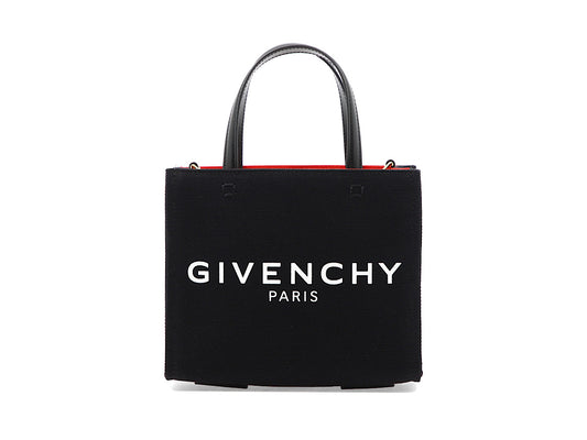 Givenchy Black Canvas Mini Tote Bag