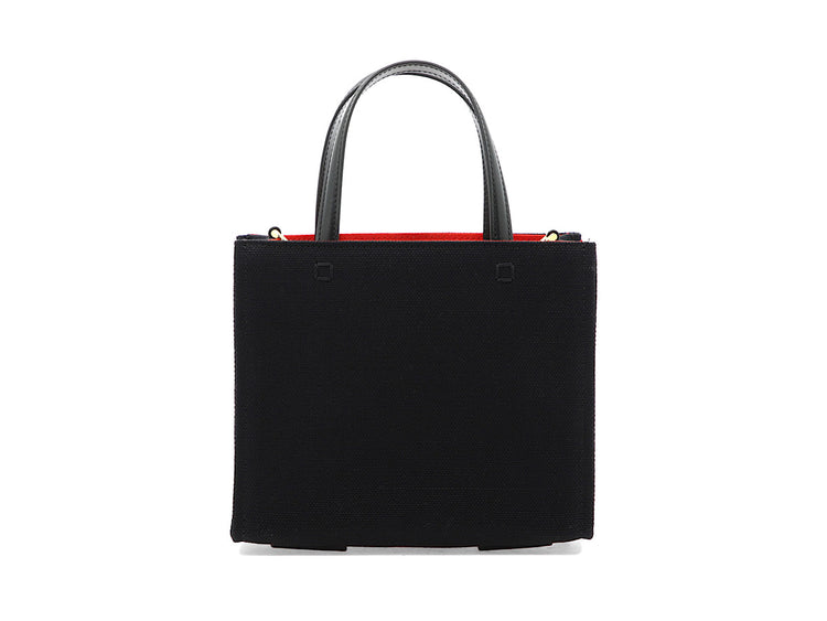 Givenchy Black Canvas Mini Tote Bag