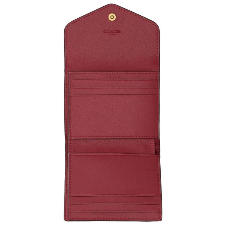 Women's Wyn Small Wallet In Colorblock Signature Canvas