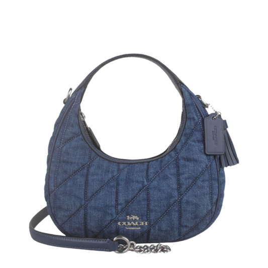 Carmen Mini Crossbody Bag With Quilting Denim