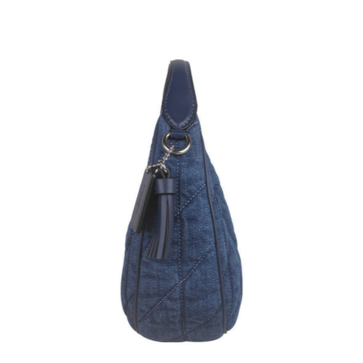 Carmen Mini Crossbody Bag With Quilting Denim