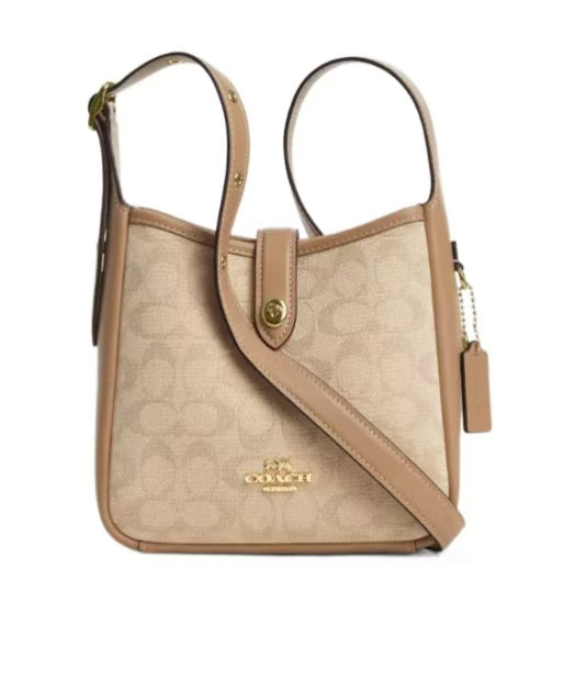 Coach - Hadley Mini Crossbody Bag With Signature Canvas (CAM80)