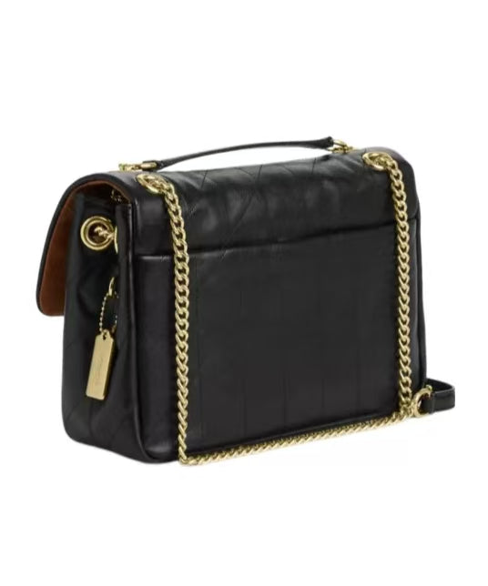 COACH Elodie Crossbody Bag With Quilting in Black CCZ62