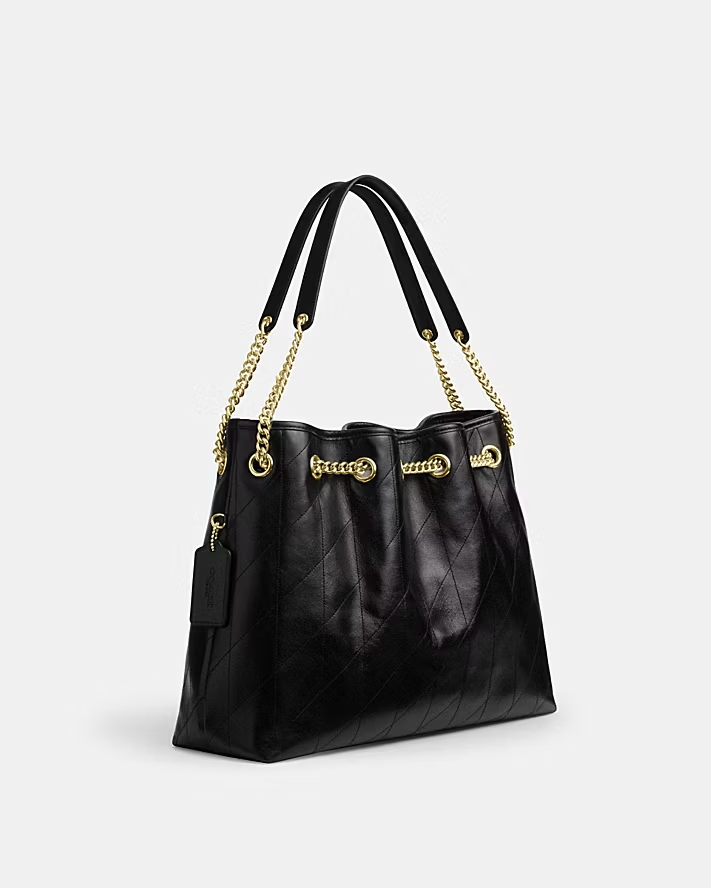 COACH EVELYN Quilted Shoulder Bag (CDR00)