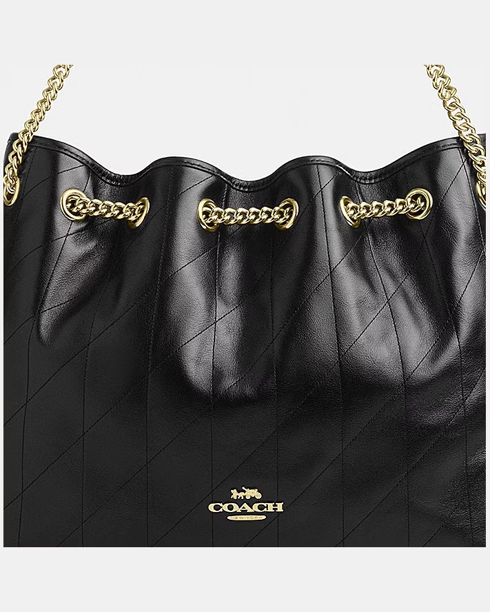 COACH EVELYN Quilted Shoulder Bag (CDR00)
