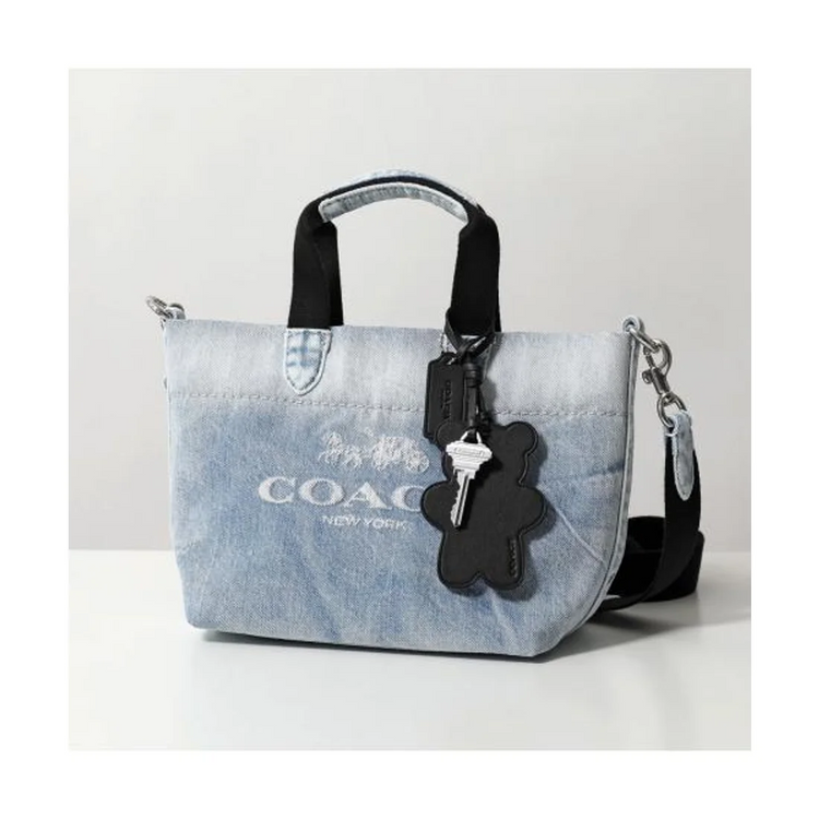 COACH Vintage-Loved Denim Mini Tour Tote (CEB33)