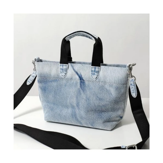 COACH Vintage-Loved Denim Mini Tour Tote (CEB33)