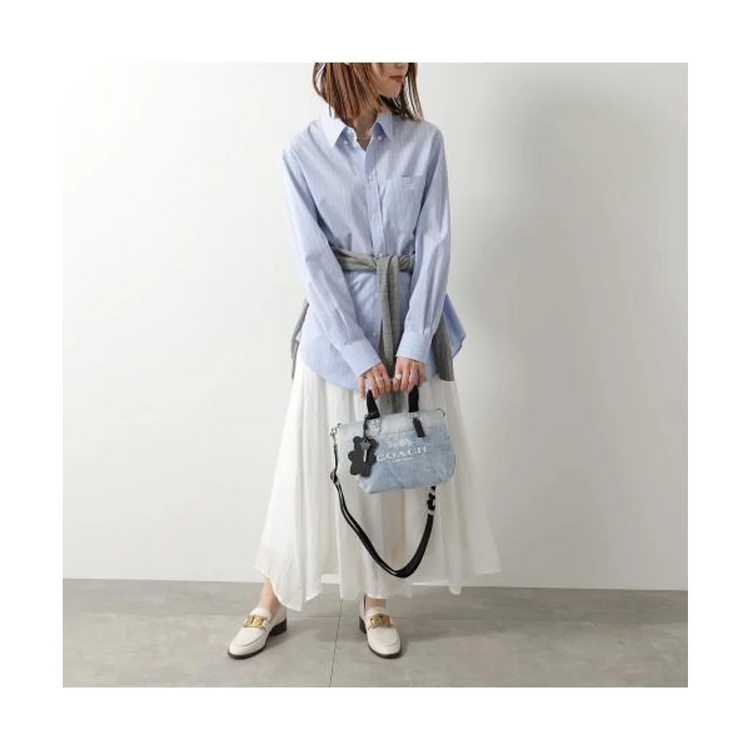 COACH Vintage-Loved Denim Mini Tour Tote (CEB33)