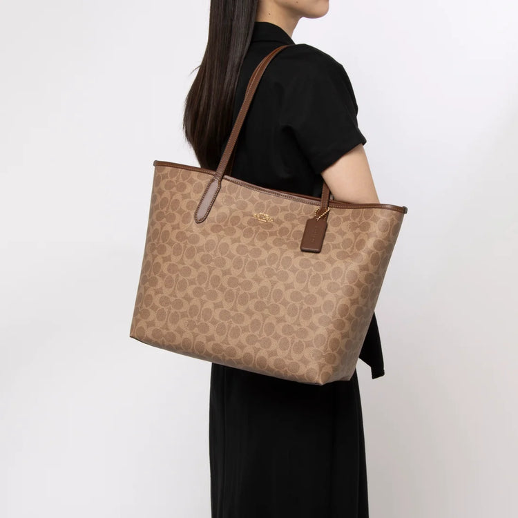 City Tote Bag In Signature Canvas