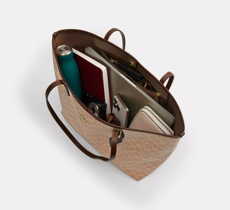 City Tote Bag In Signature Canvas