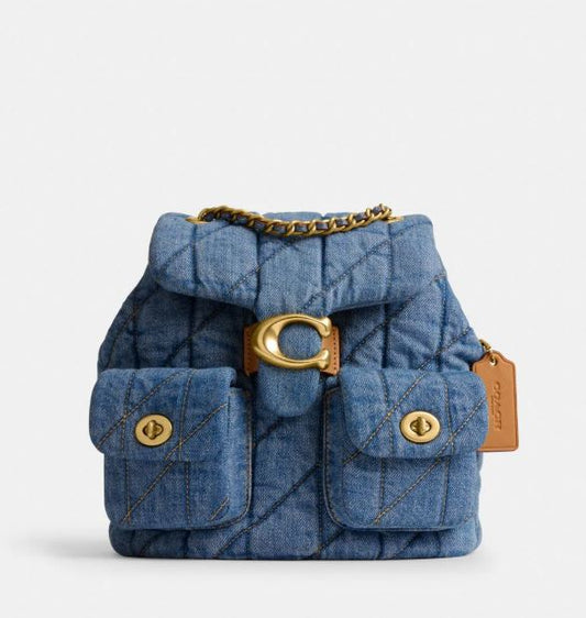 Tabby Backpack With Quilting