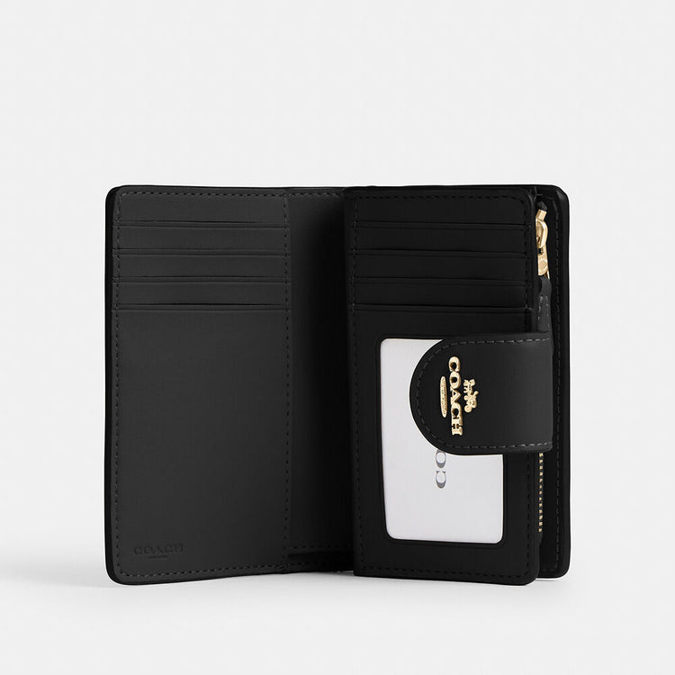 Medium Corner Zip Wallet In Signature Canvas