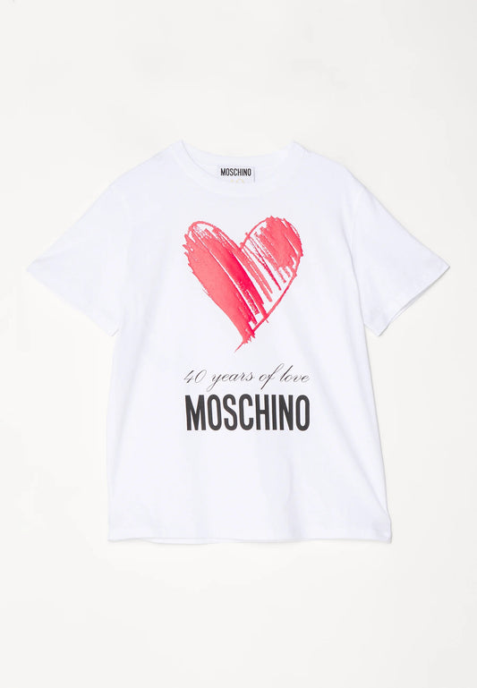 Printed Round Neck Short-Sleeves T-Shirt