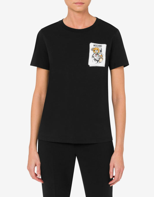 Printed Round Neck Short-Sleeves T-Shirt
