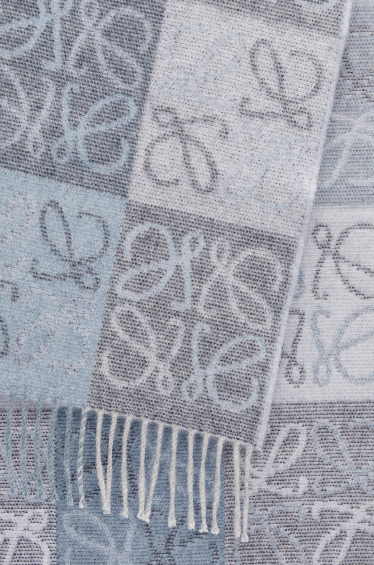 LOEWE Reversible Checkerboard Scarf (F810487)