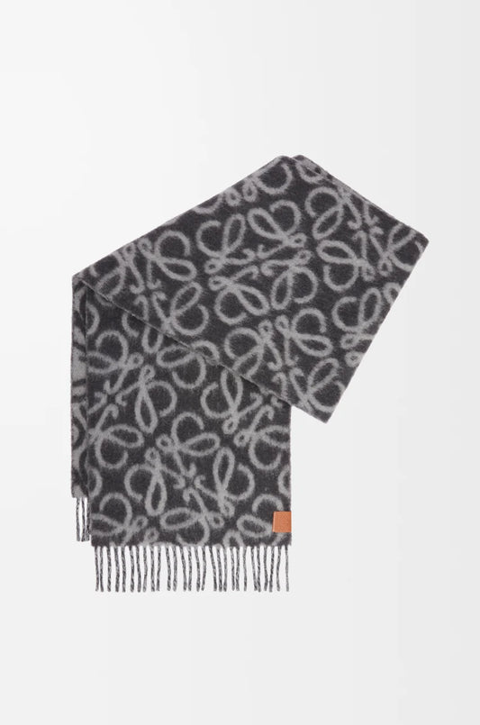Alpaca and Wool Anagram Scarf