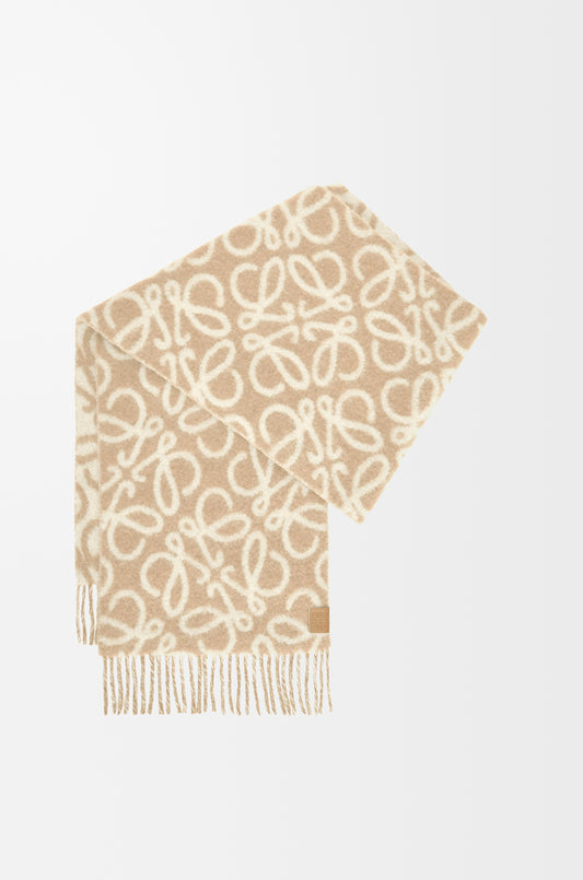 Alpaca and Wool Anagram Scarf