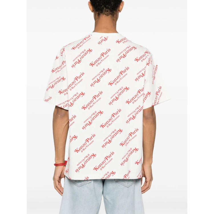 All-over Logo Printed Crewneck T-shirt T-shirt