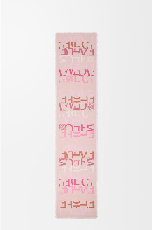 Scarf in wool, silk and cashmere blend (FSA2S1S )