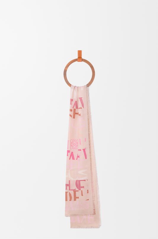 Scarf in wool, silk and cashmere blend (FSA2S1S )