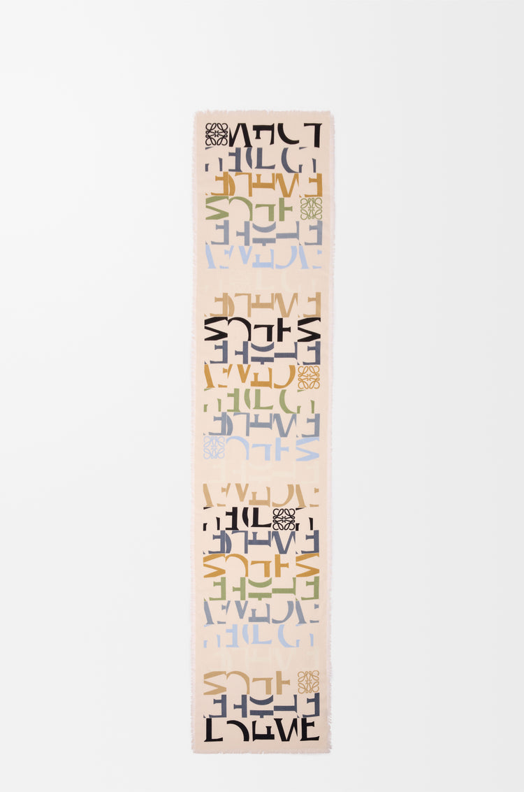 Scarf in wool, silk and cashmere blend (FSA2S1S )