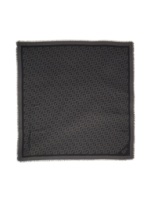 FF jacquard Silk Scarf
