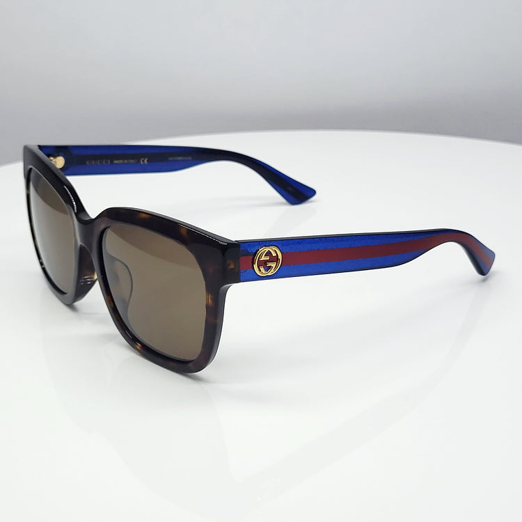 Gucci Square Frame Glitter Sunglasses (GG0034SA)
