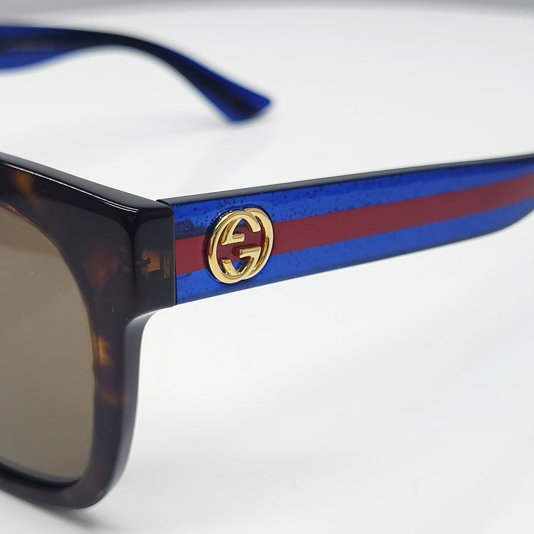 Gucci Square Frame Glitter Sunglasses (GG0034SA)