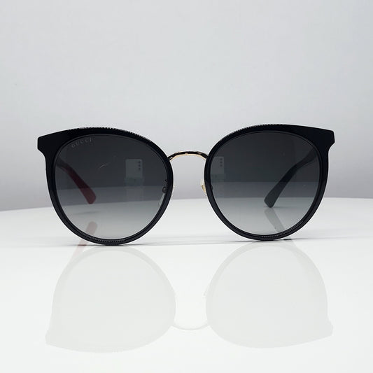 Gucci Large Round Upswept Sunglasses (GG0405SK)