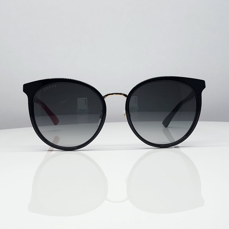Gucci Large Round Upswept Sunglasses (GG0405SK)