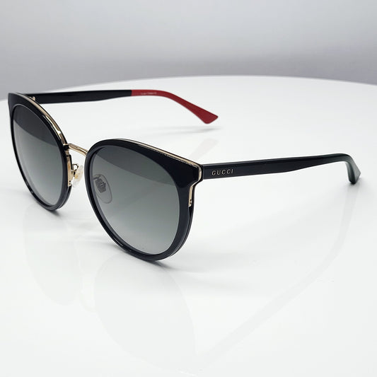 Gucci Large Round Upswept Sunglasses (GG0405SK)