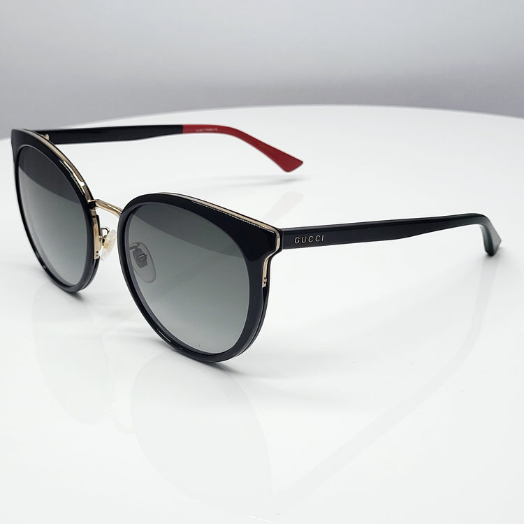 Gucci Large Round Upswept Sunglasses (GG0405SK)