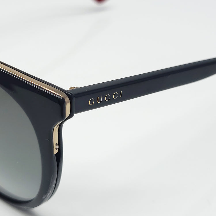 Gucci Large Round Upswept Sunglasses (GG0405SK)