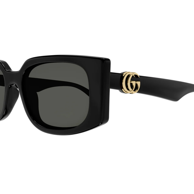 GG Rectangular rounded light acetate Sunglasses (GG1534S)