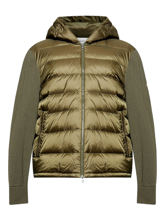Padded Wool Zip-Up Hoodie (K20919B00006)