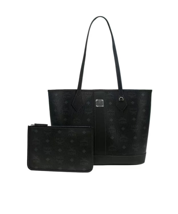 MCM Small New Liz Shopper in Visetos