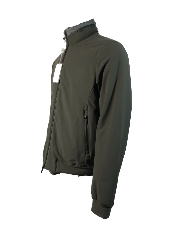 Nylon Wave-effect Quilted Jacket