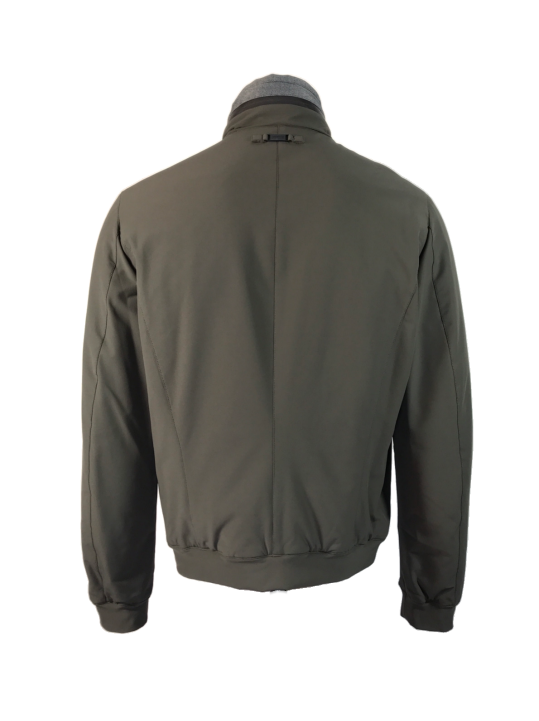 Nylon Wave-effect Quilted Jacket